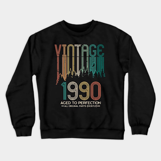 30th birthday gifts 1990 gift 30 years old Crewneck Sweatshirt by CheesyB